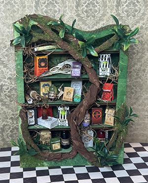 Bewitching Witch’s Cabinet with Real Bones! by Whitney LaBrie